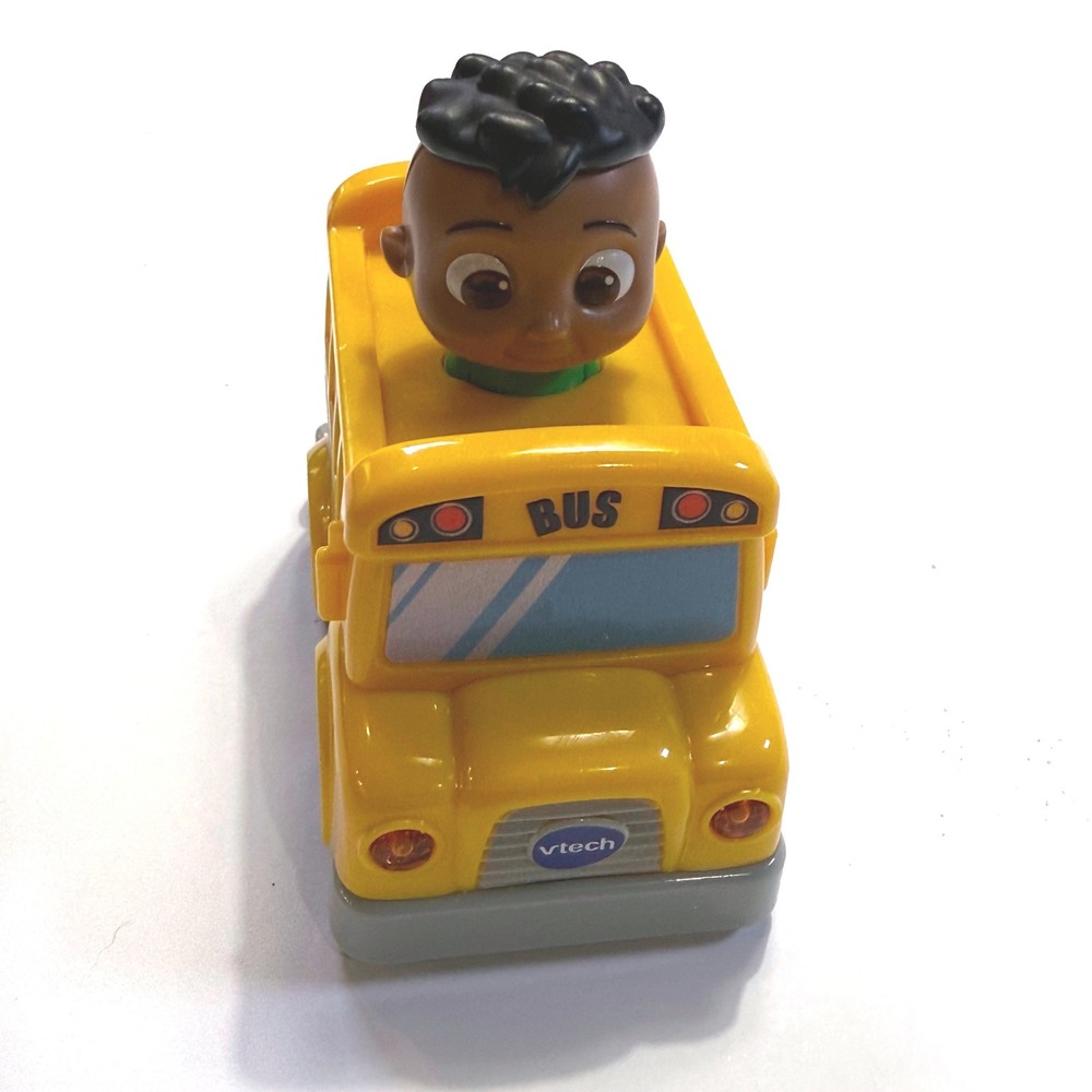 VTech Go Go Smart Wheels Cocomelon JJs School Bus Musical Interactive Toy Yellow